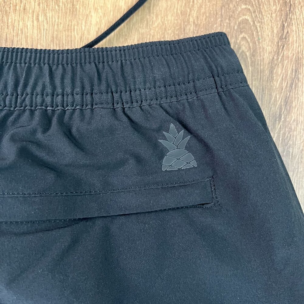 NEW Chubbies The Secret Agents Athlounger Black Workout Sport Shorts Sz L - Picture 8 of 11